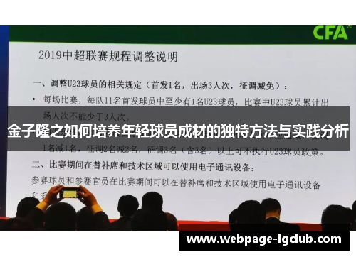 金子隆之如何培养年轻球员成材的独特方法与实践分析 金子隆之如何培养年轻球员成材的独特方法与实践分析